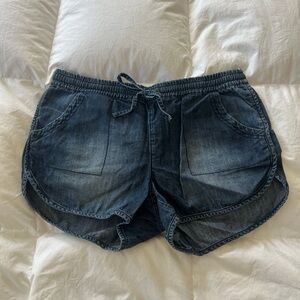 Articles of Society pull-on denim shorts